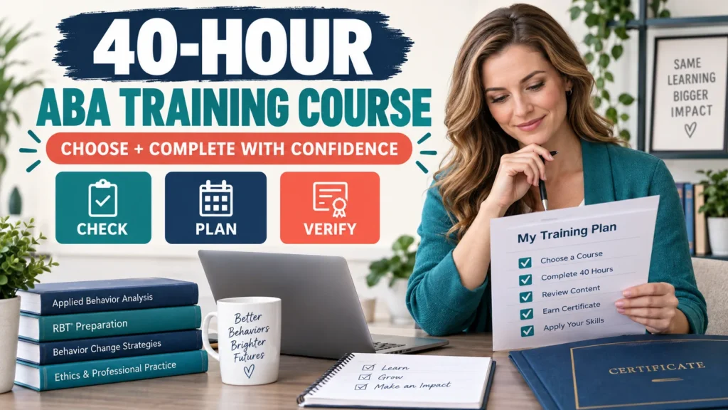 featured 40-Hour ABA Training Course: How to Choose and Complete the Right Programfeatured