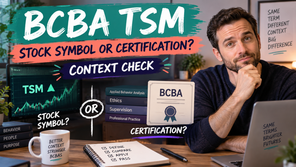 featured BCBA TSM: Stock Exchange Acronym or BCBA Certification?featured