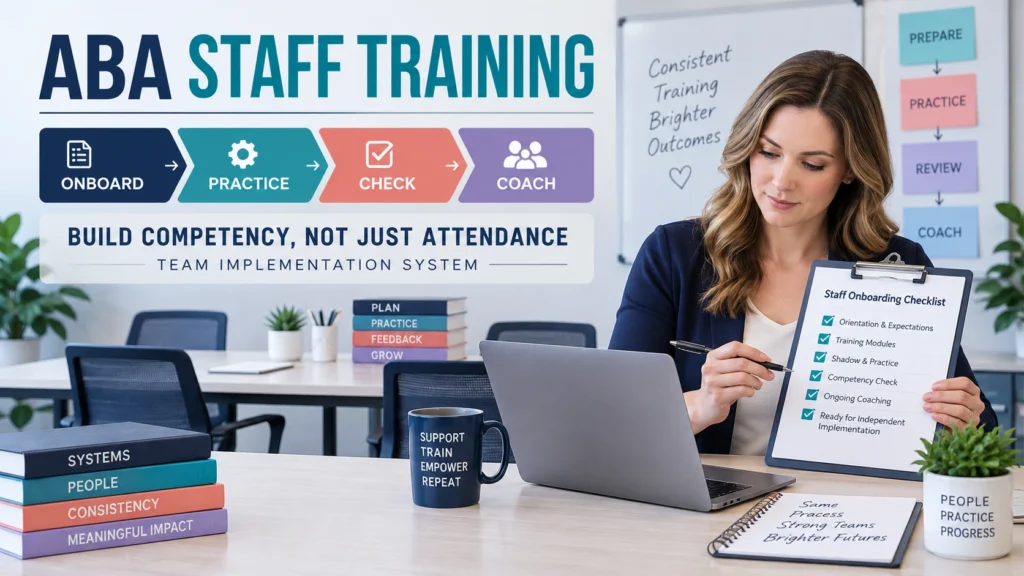 featured ABA Staff Training: Build a Repeatable Competency Systemfeatured