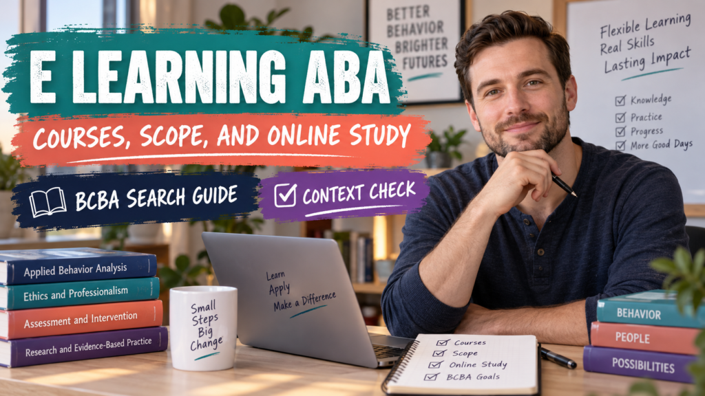 featured E-Learning ABA: Courses, Scope, and How to Evaluate Online Studyfeatured