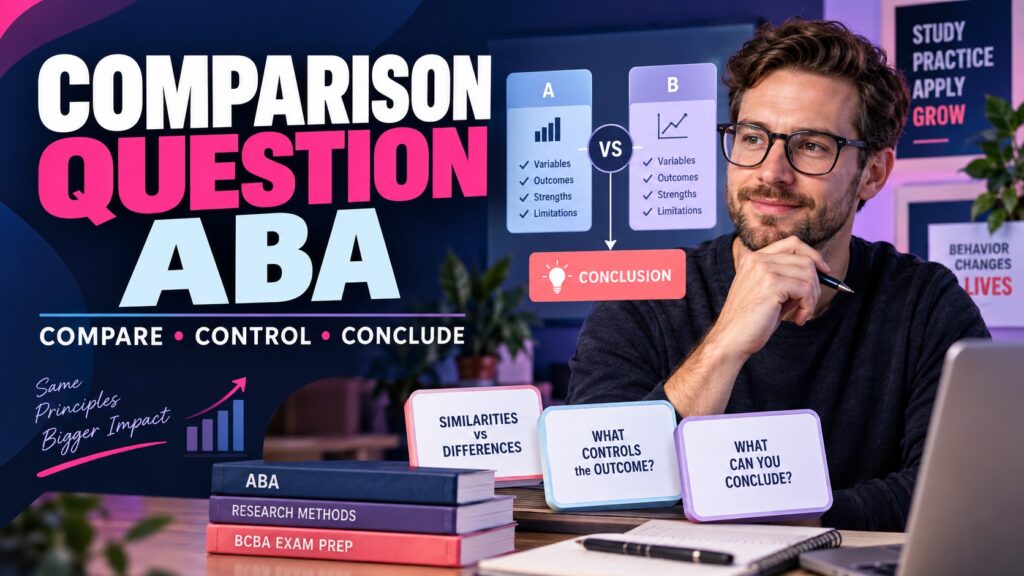 featured Comparison Question ABA: What It Tests, Sample Items, and Study Tipsfeatured