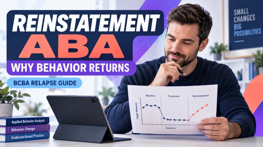 featured Reinstatement ABA: Why Behavior Returns After Extinctionfeatured