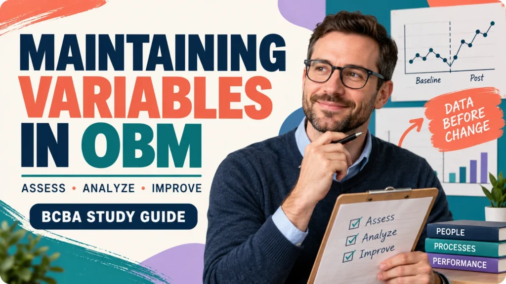 featured The Need for Assessment of Maintaining Variables in OBM: A BCBA Guidefeatured