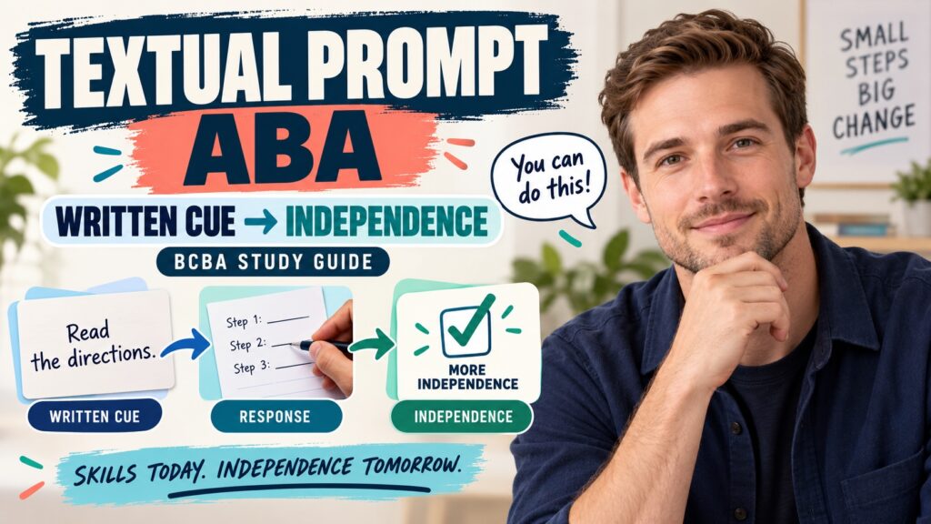 featured Textual Prompt ABA: Definition, Examples, and BCBA Exam Logicfeatured