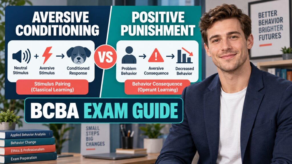 featured Aversive Conditioning vs Positive Punishment: BCBA Comparison Guidefeatured