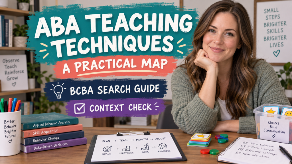 featured ABA Teaching Techniques: A Practical Map of Evidence-Informed Optionsfeatured