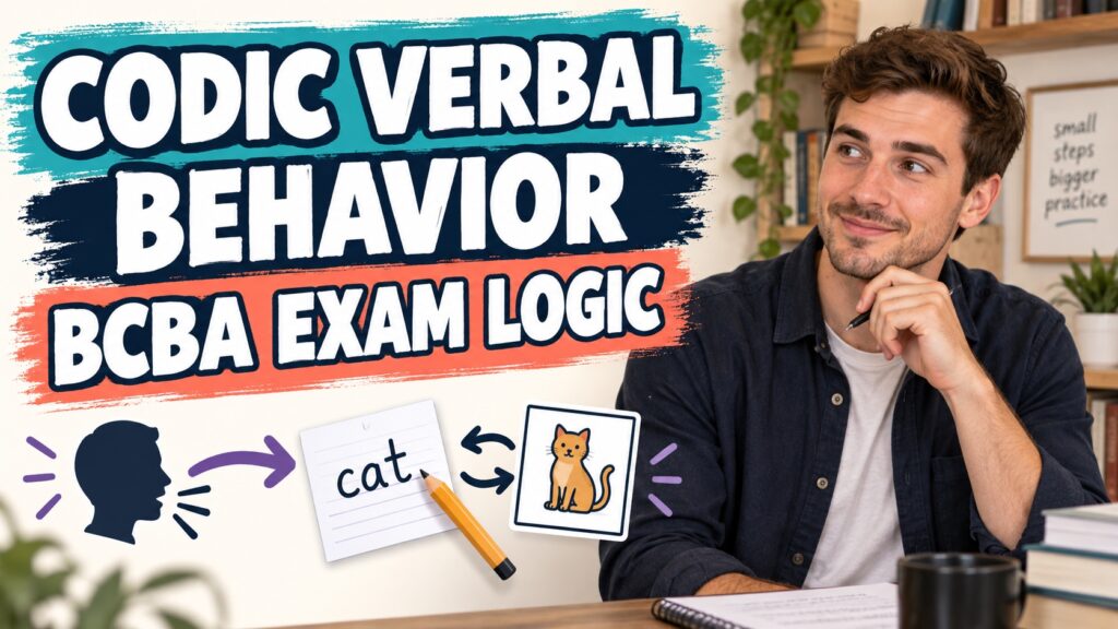 featured Codic Verbal Behavior: Definition, Examples, and BCBA Exam Logicfeatured