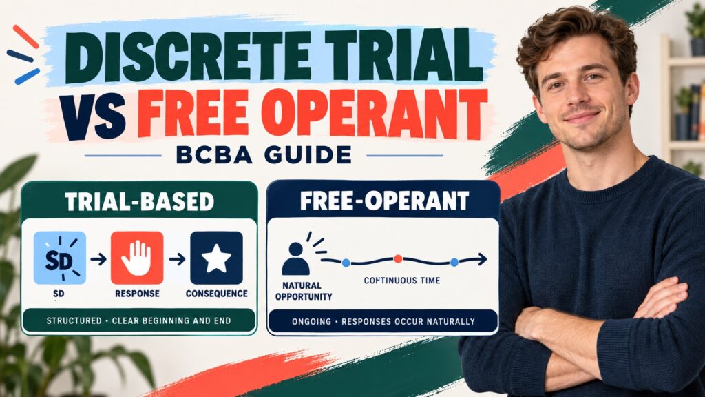 featured Discrete Trial vs. Free Operant: BCBA Guidefeatured