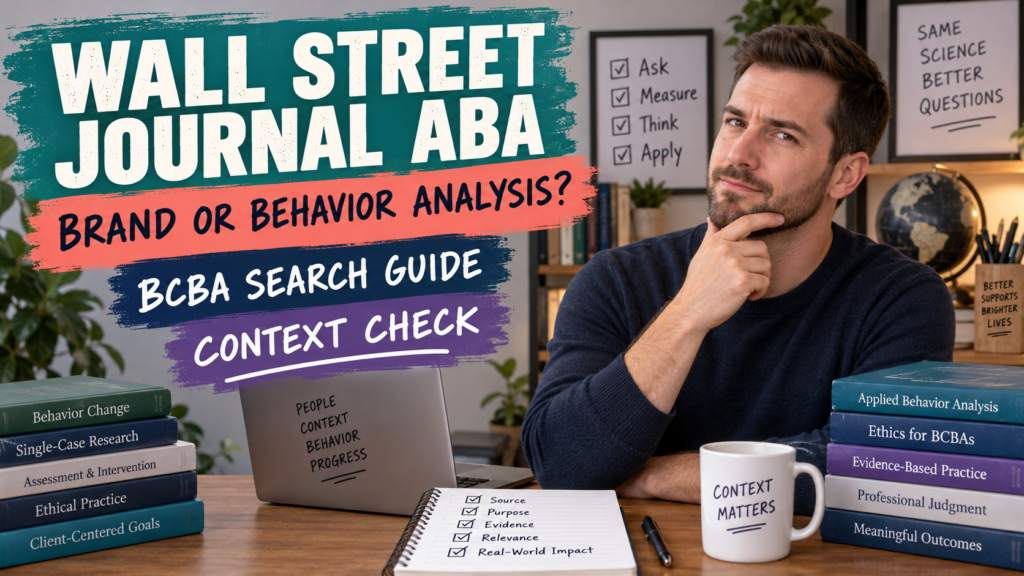 featured Wall Street Journal ABA: How to Separate a Brand Search From Applied Behavior Analysisfeatured