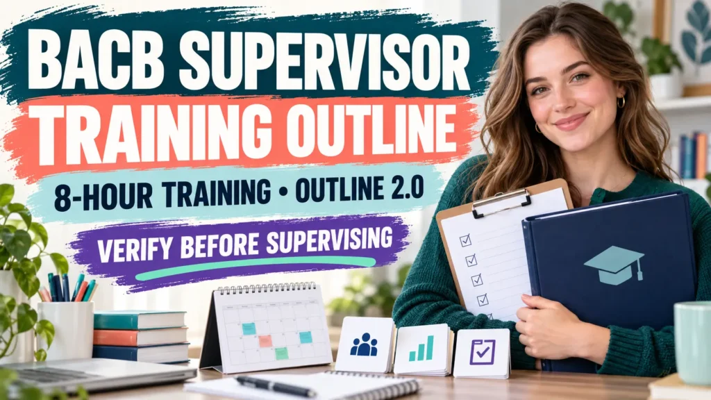 featured BACB Supervisor Training Curriculum Outline (2.0): 8-Hour Guidefeatured