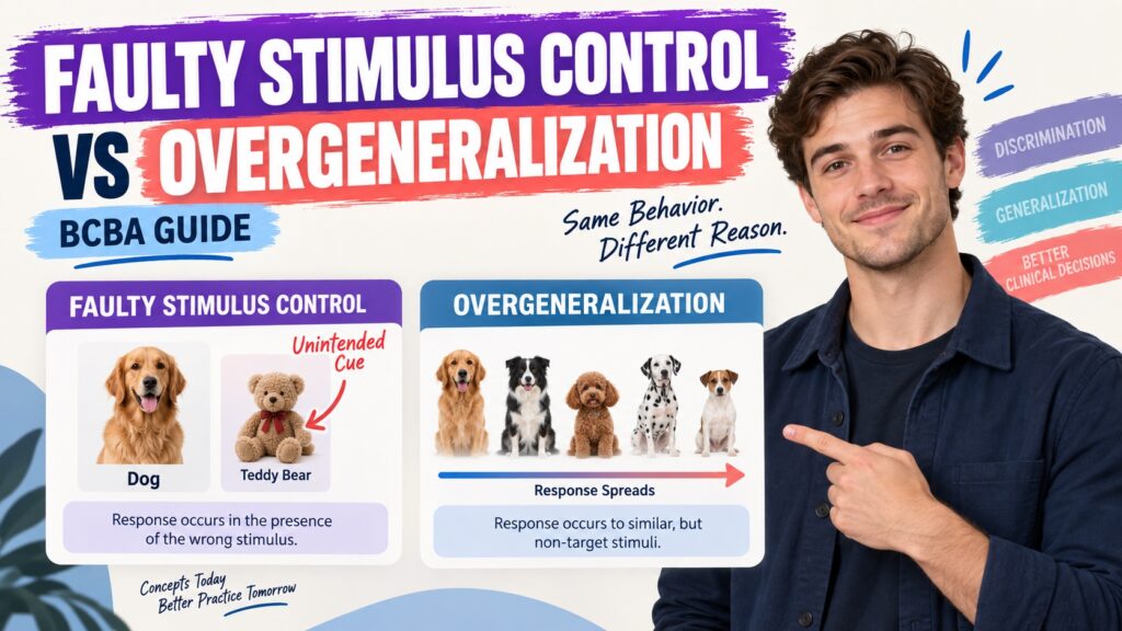 featured Faulty Stimulus Control vs. Overgeneralization: BCBA Guidefeatured