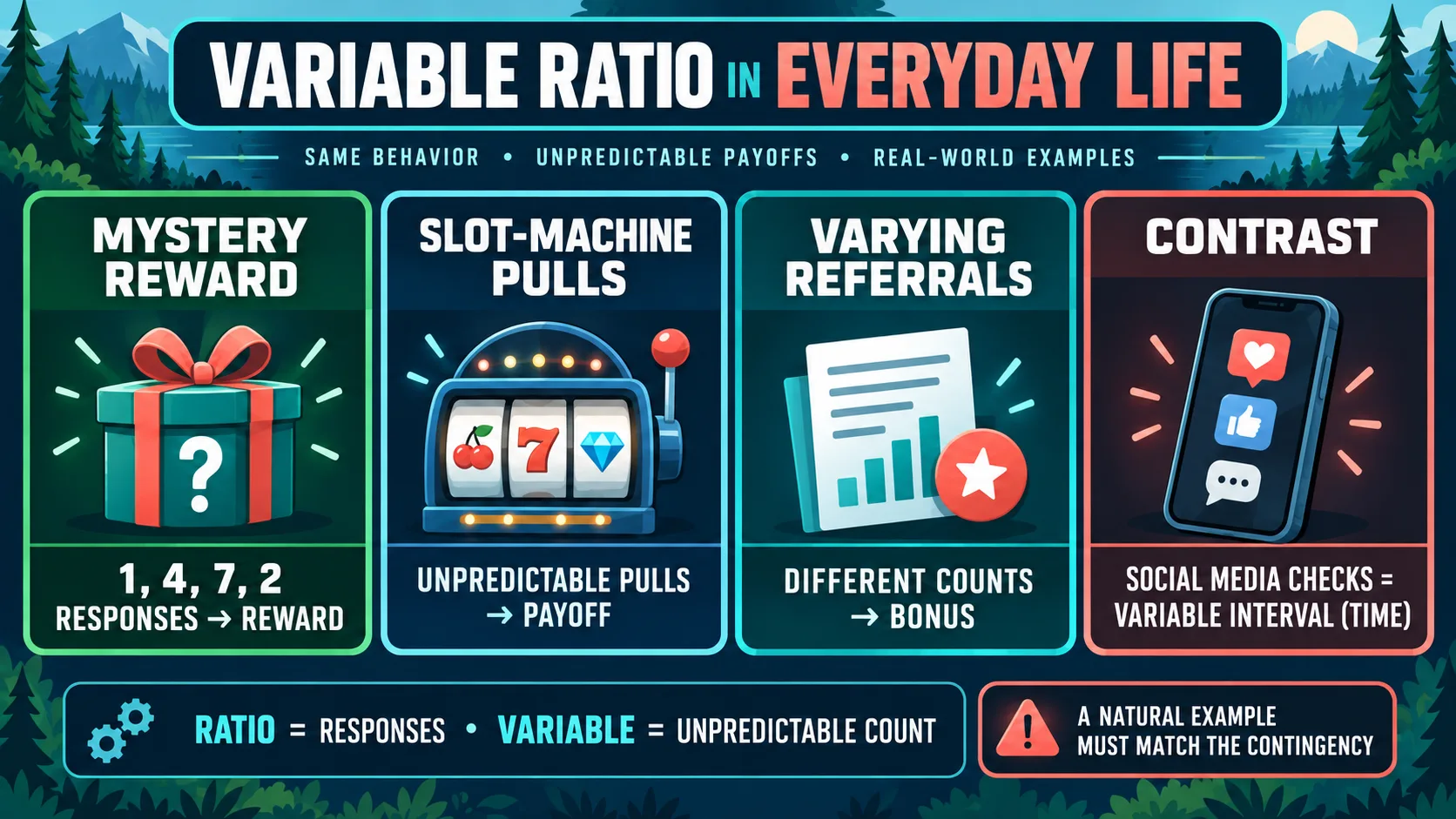 Example of Variable Ratio Schedule in Everyday Life: Definition, Examples, and BCBA Exam L Example of Variable Ratio Schedule in Everyday Life: Definition, Examples, and BCBA Exam Limage-1