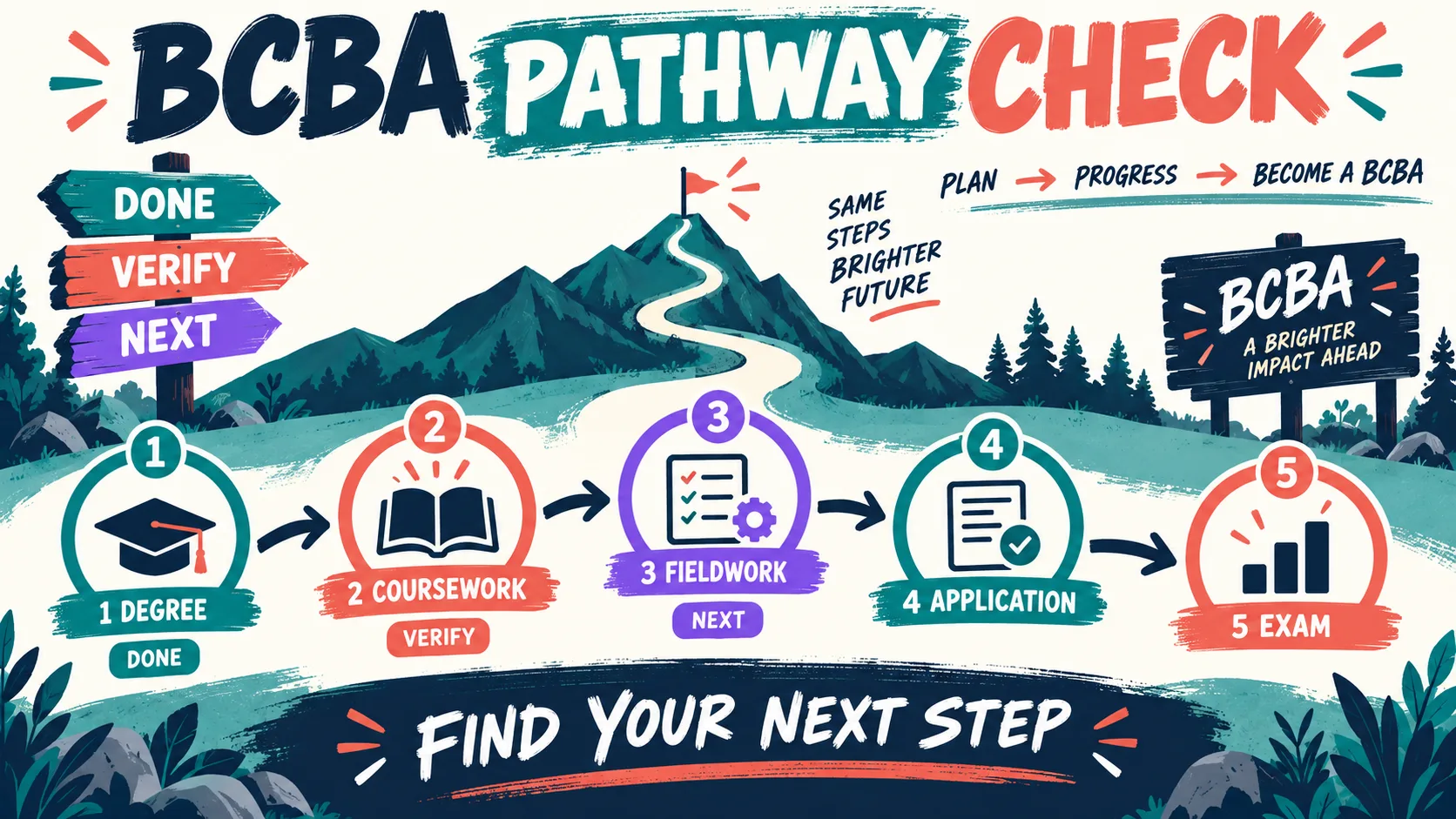 How Do I Get My BCBA? Find Your Next Step How Do I Get My BCBA? Find Your Next Steppathway-check