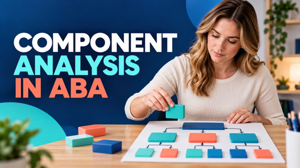 Component Analysis in ABA Study Cover Component Analysis in ABA: A BCBA Study Guide with ExamplesComponent Analysis in ABA Study Cover