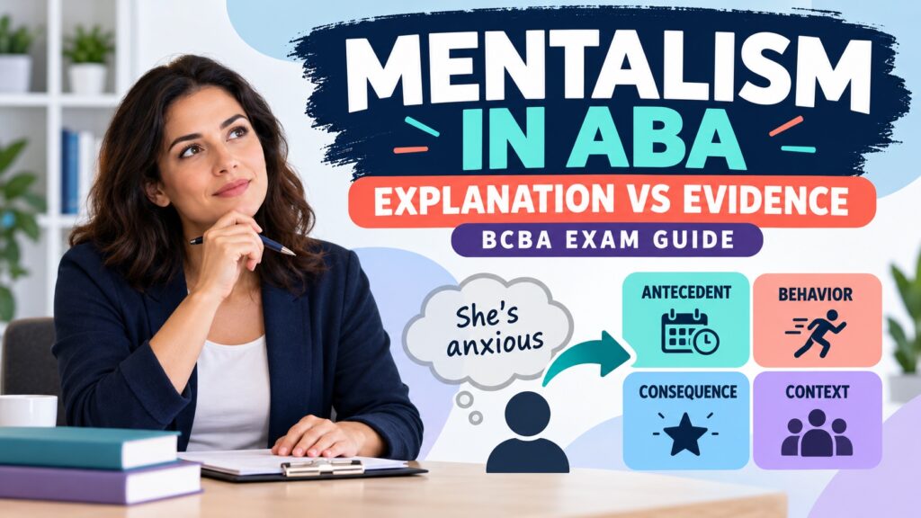 Mentalism in ABA Cover Understanding Explanatory Mentalism: A Practical ABA GuideMentalism in ABA Cover