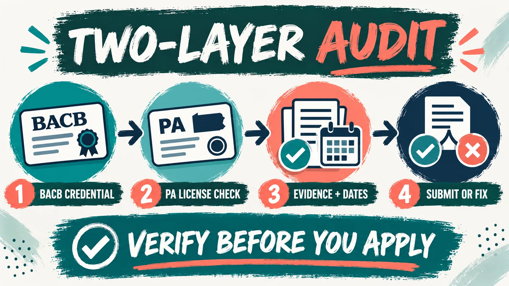 BCBA Certification in PA: Application Evidence and License Check BCBA Certification in PA: Application Evidence and License Checktwo-layer-audit